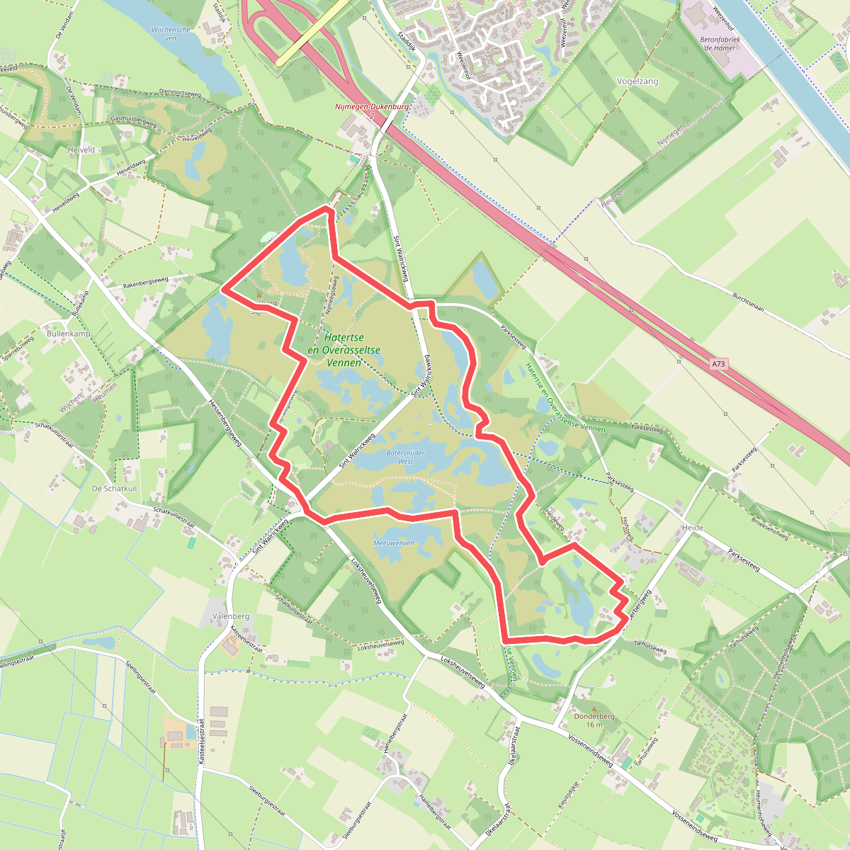 Wandelroute Vennen