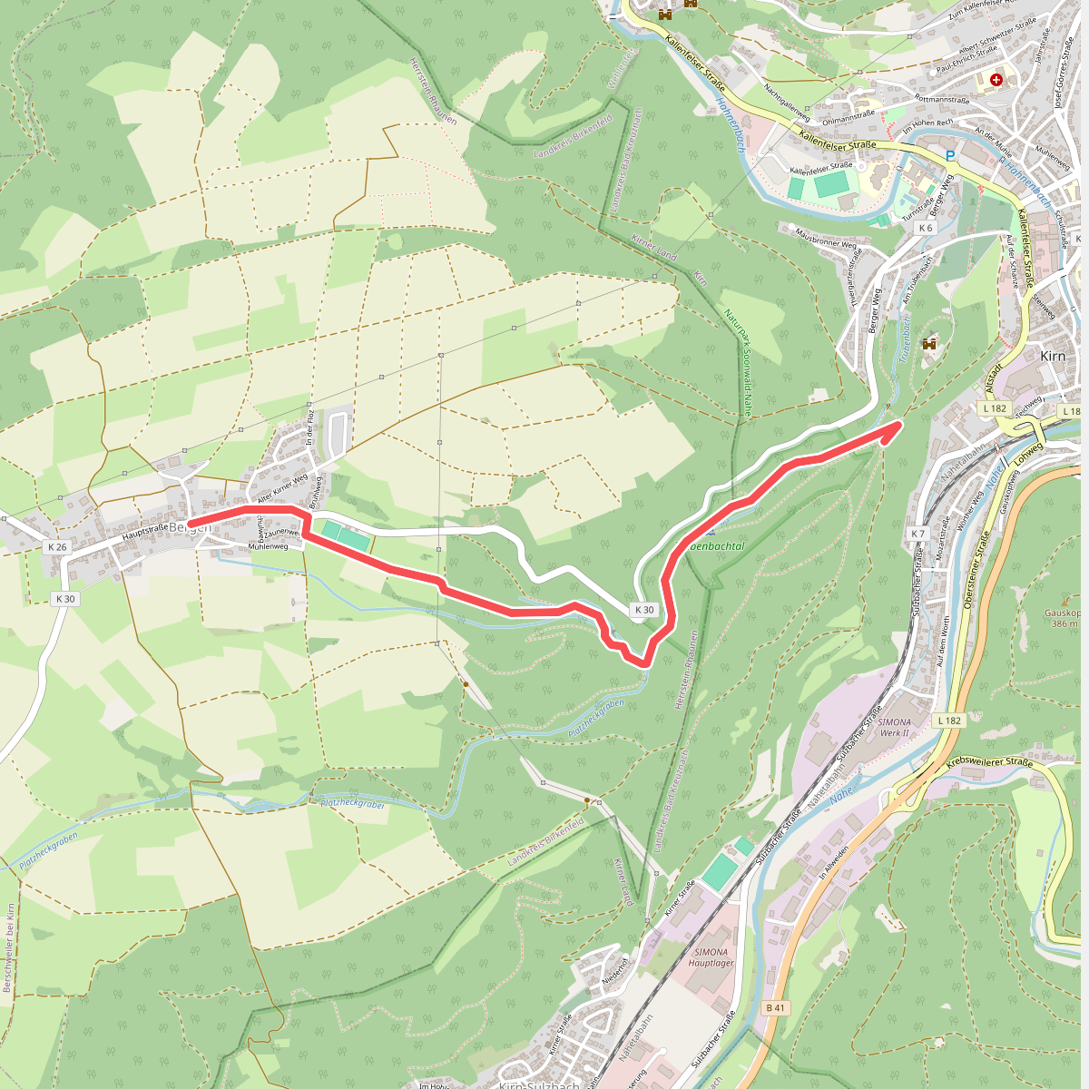 Rundwanderweg Bergen 1