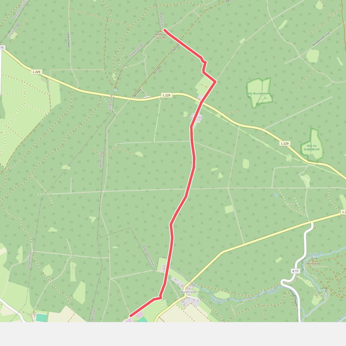 Soonwaldsteig - Zuweg_Seesbach 2