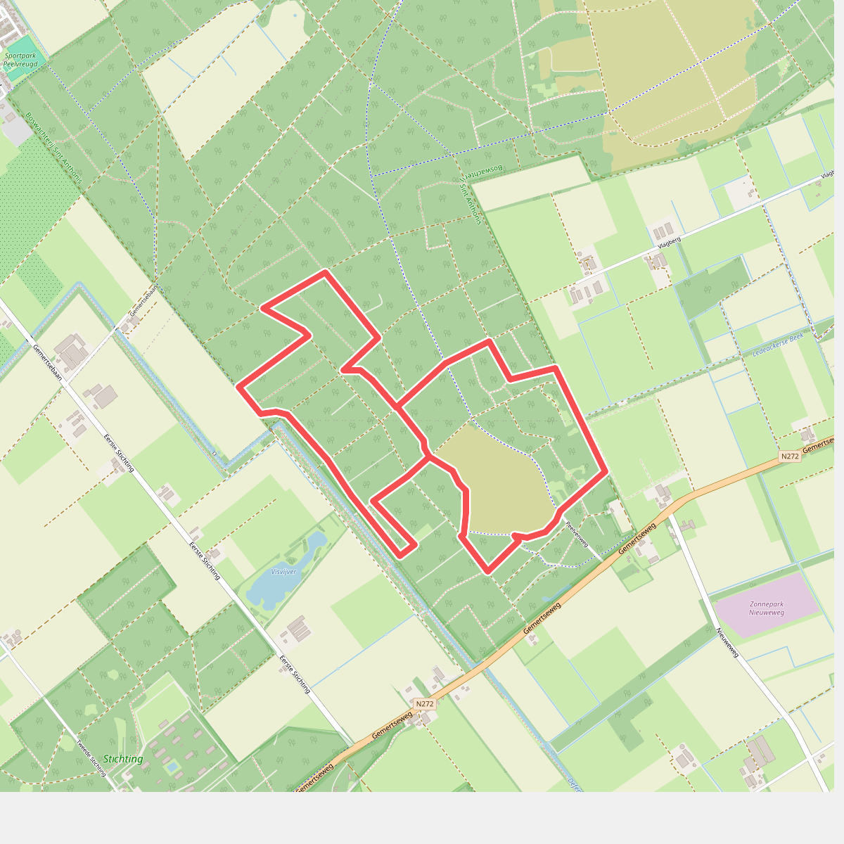 Wandelroute Peelven