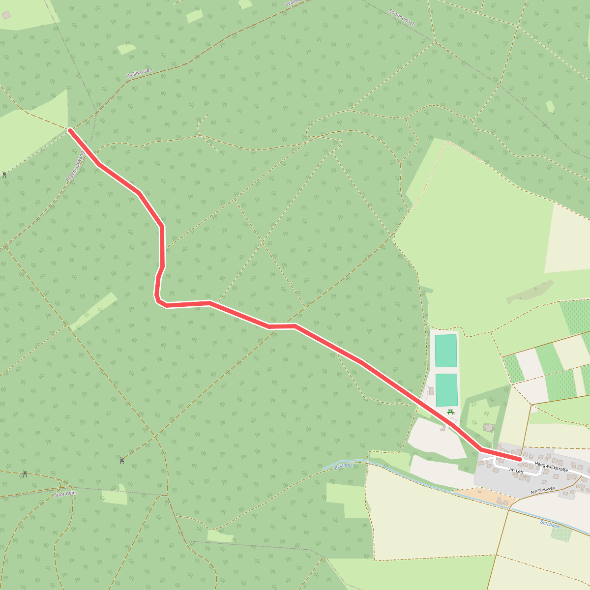 Argenschwanger Rosenburgweg - Schneckenpfad