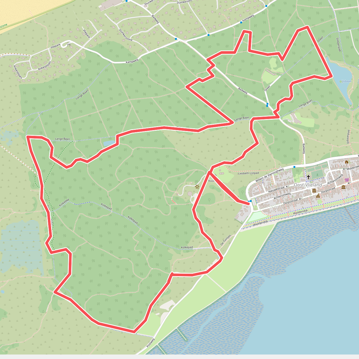 Wandelroute Vuurboetsduin-Torenvijver