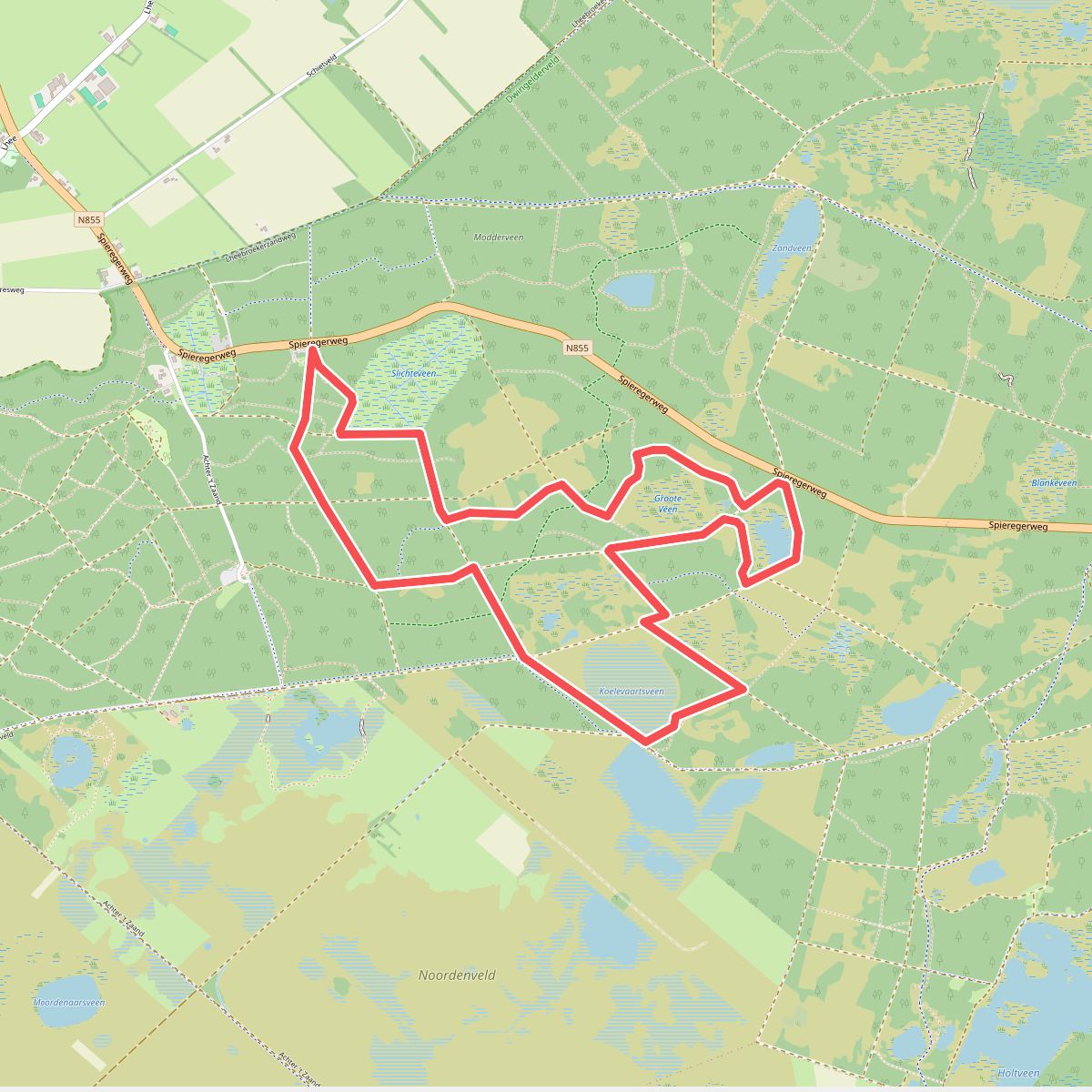 Wandelroute Koelevaartsveen