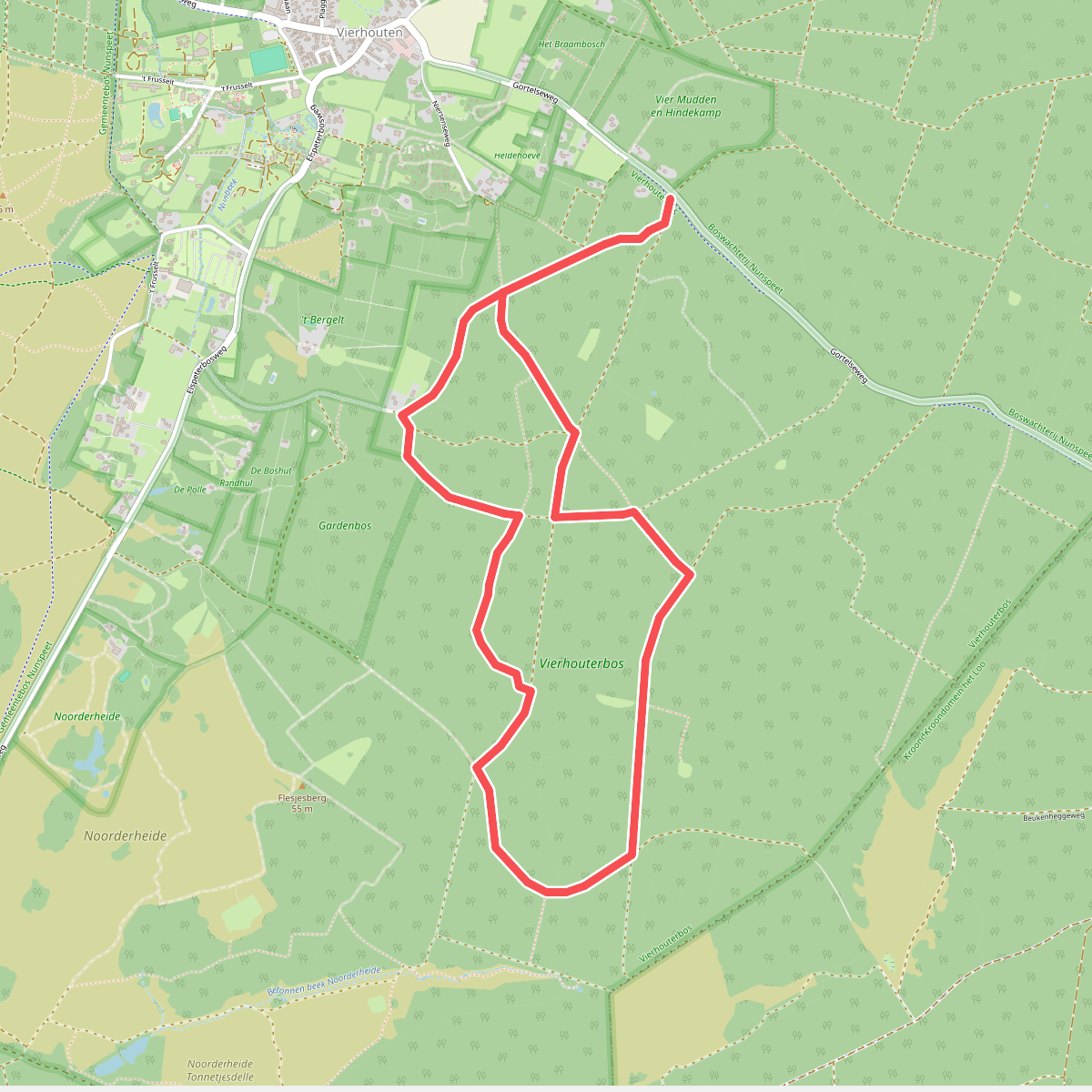 Wandelroute Bergelt