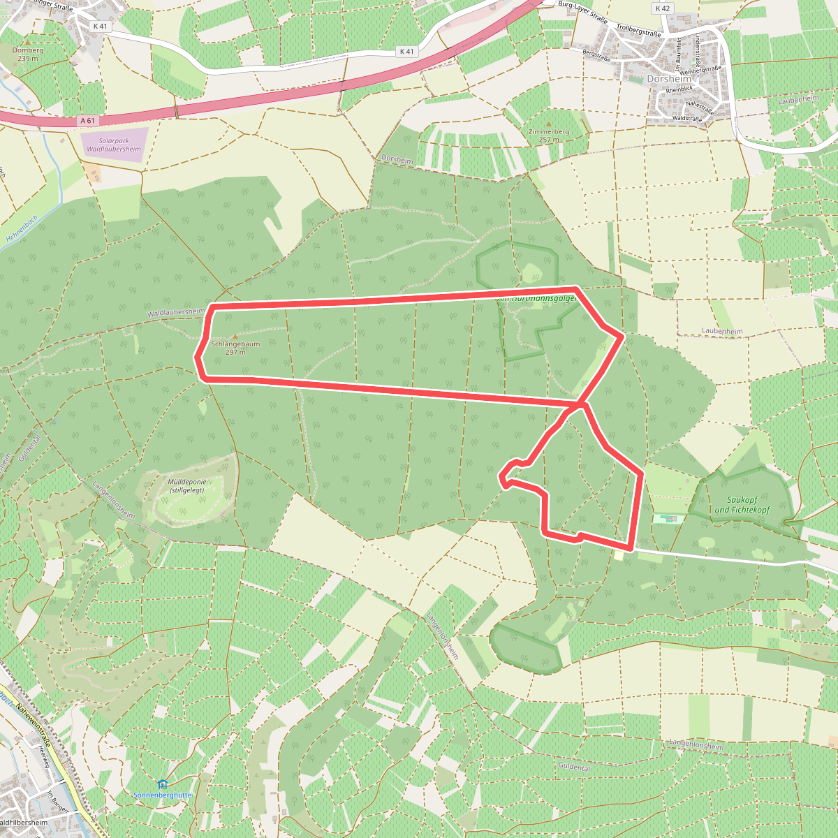 Laufstrecke Fuchs