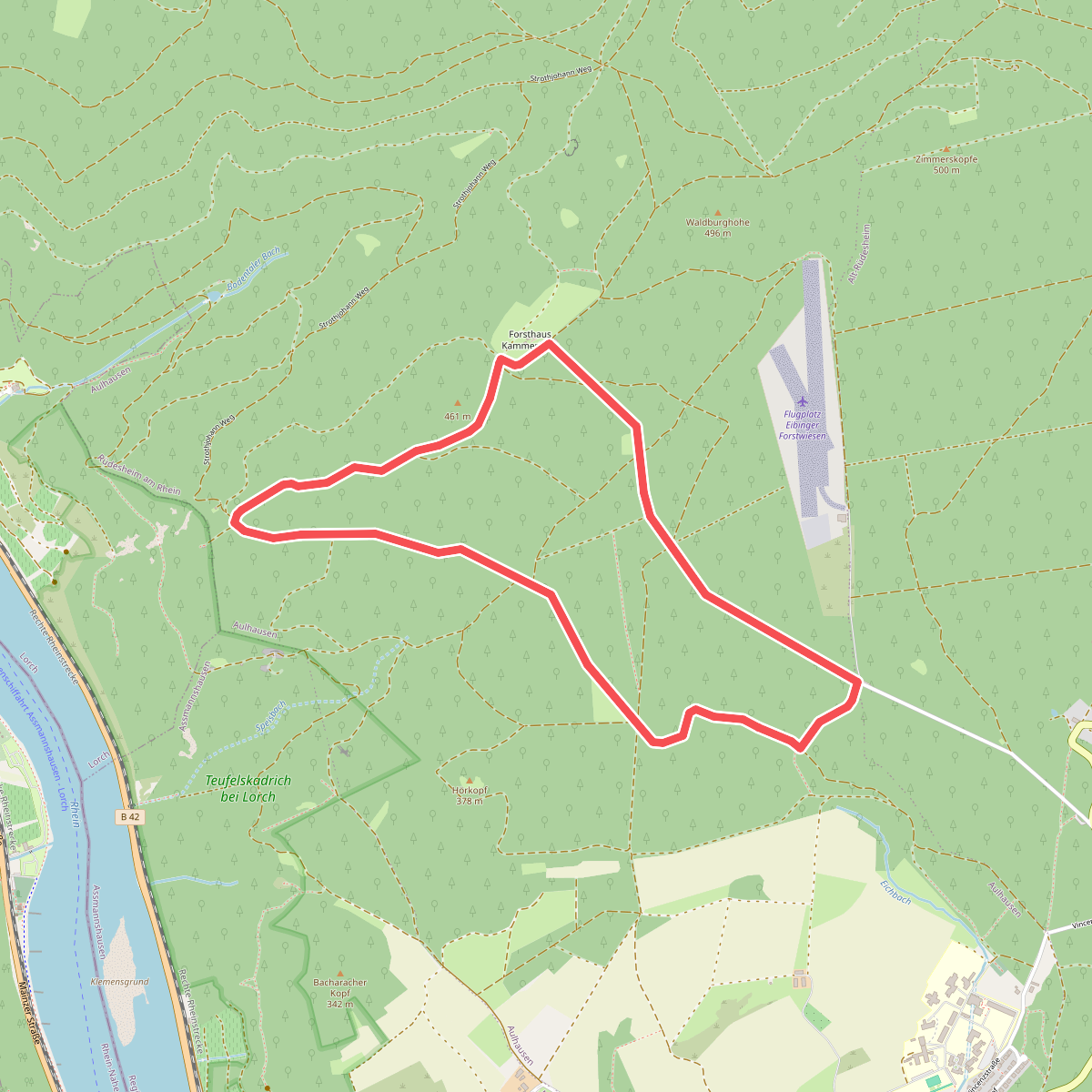 Rundwanderweg Hirschkäfer