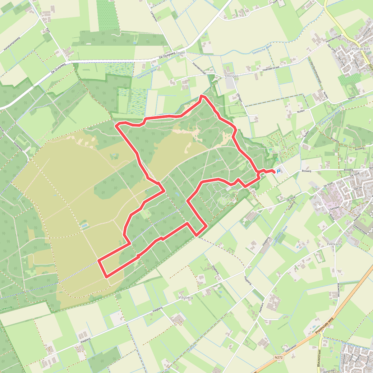 Wandelroute Ullingse Bergen