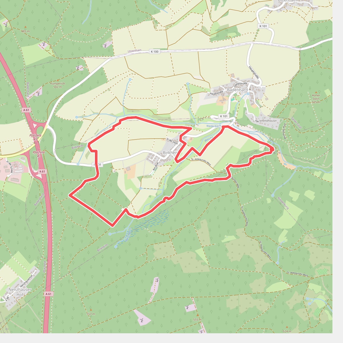 Grenzgängerweg Birkheim