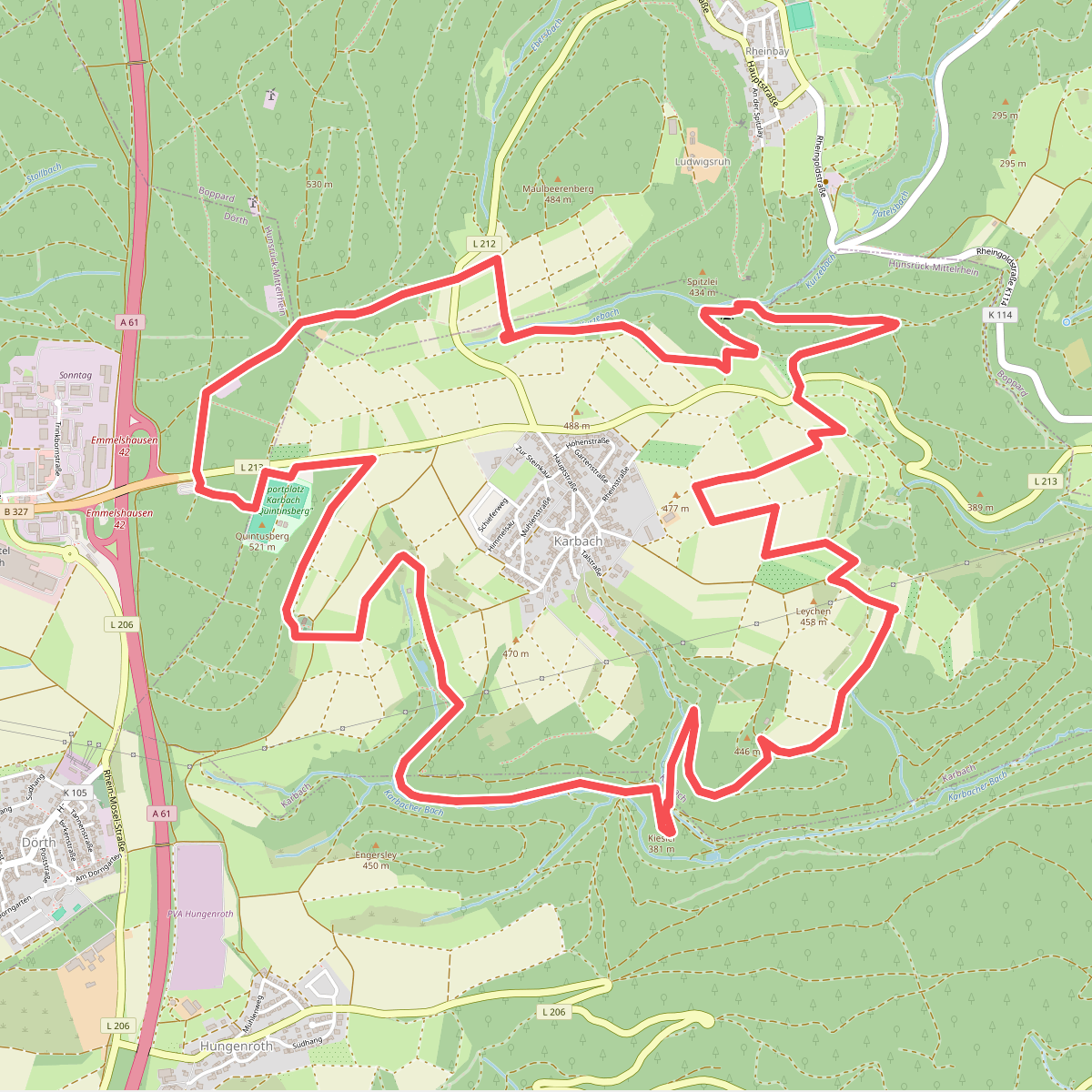 Rheinhöhentour St. Quintin