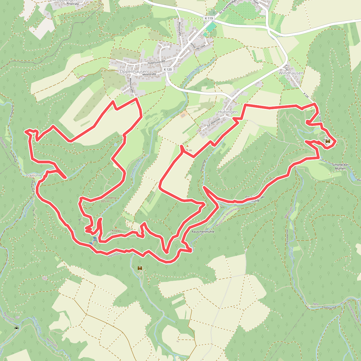 Traumschleife Ehrbachklamm+