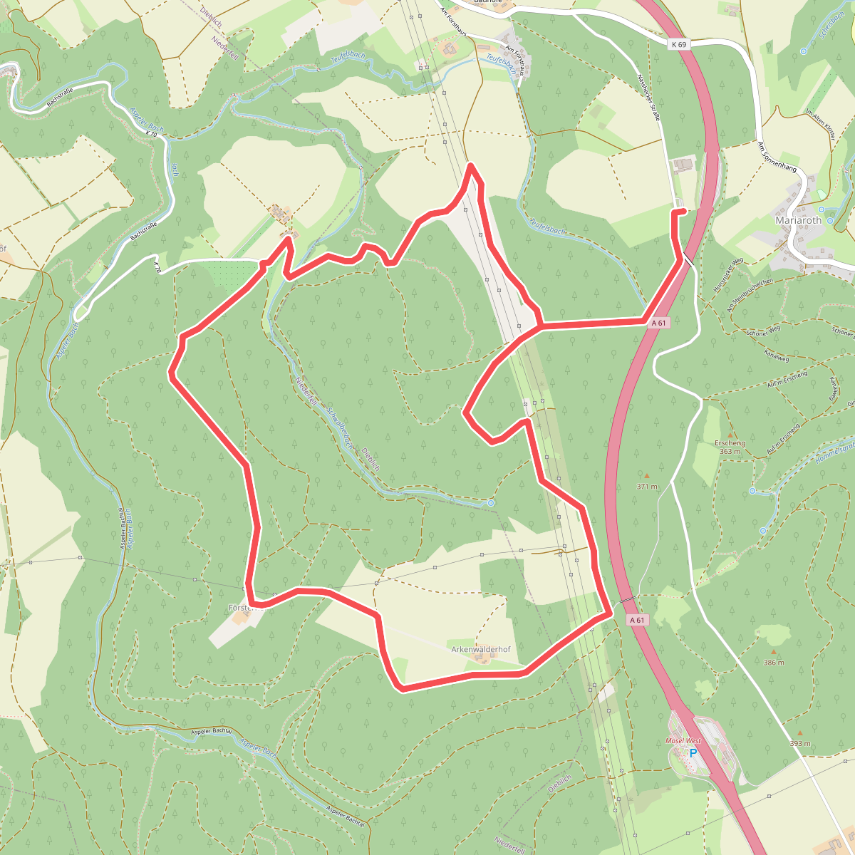Über Berg & Tal - Wanderweg 4