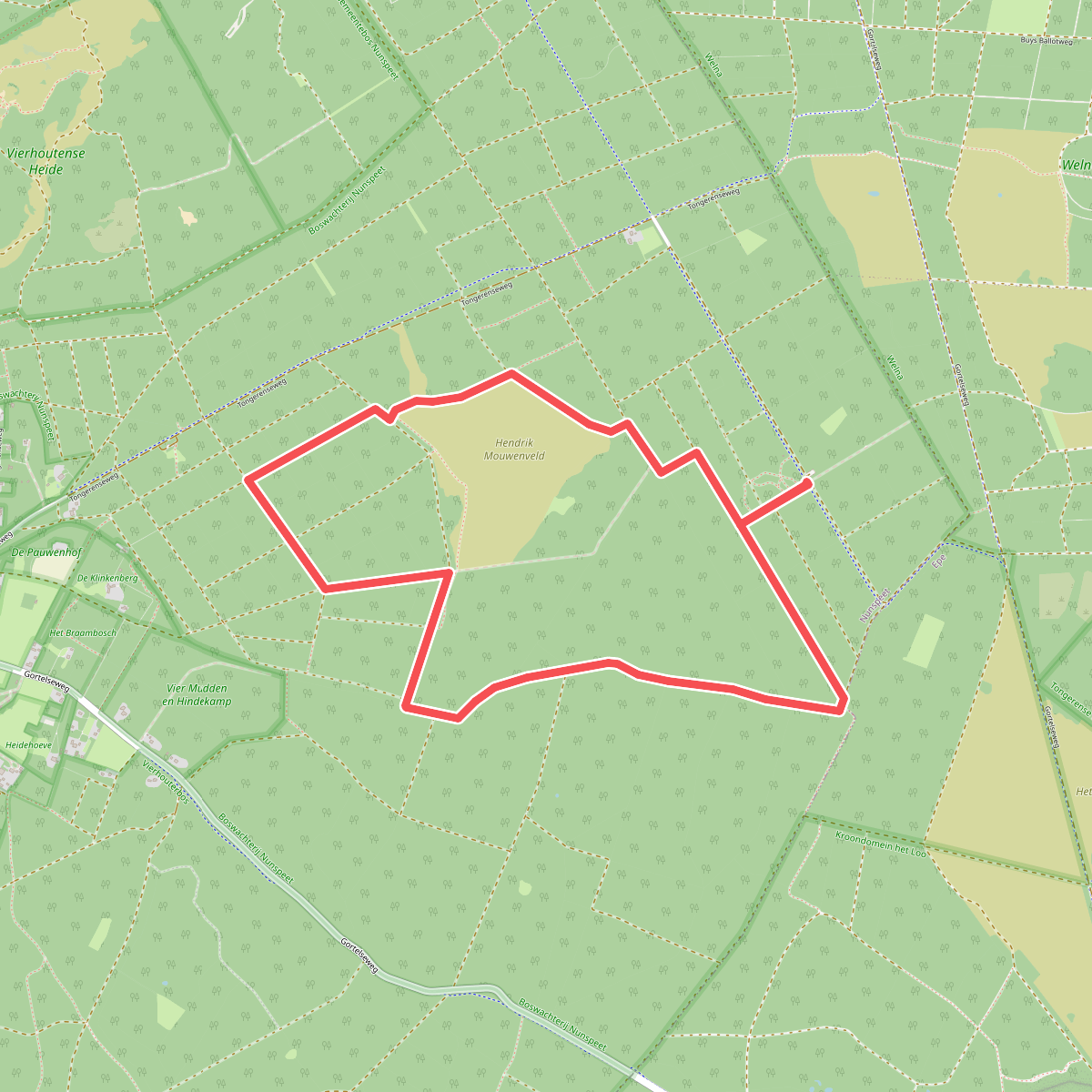 Wandelroute Hendrik Mouwen