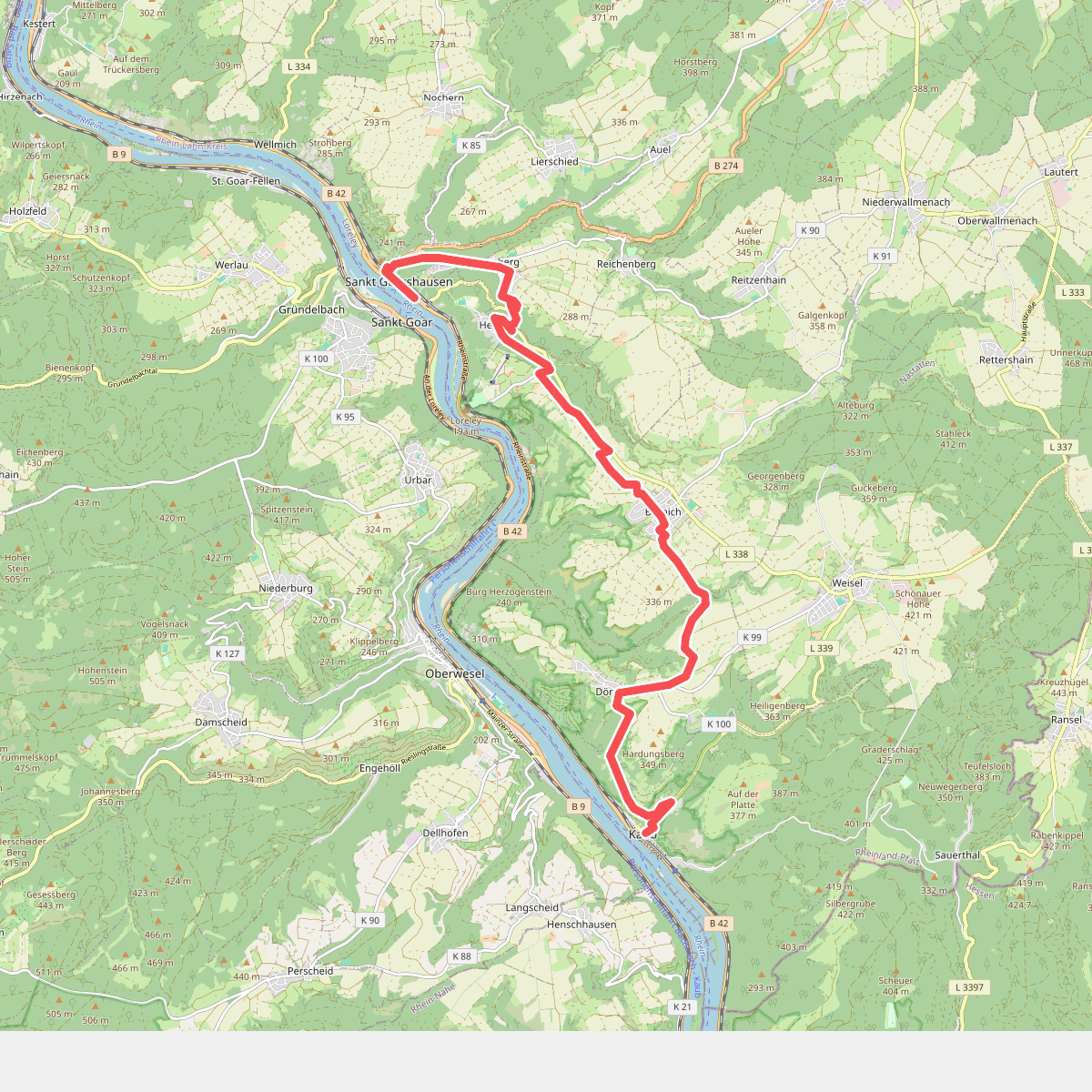 Rhein-Camino - 3. Etappe - Jakobsweg