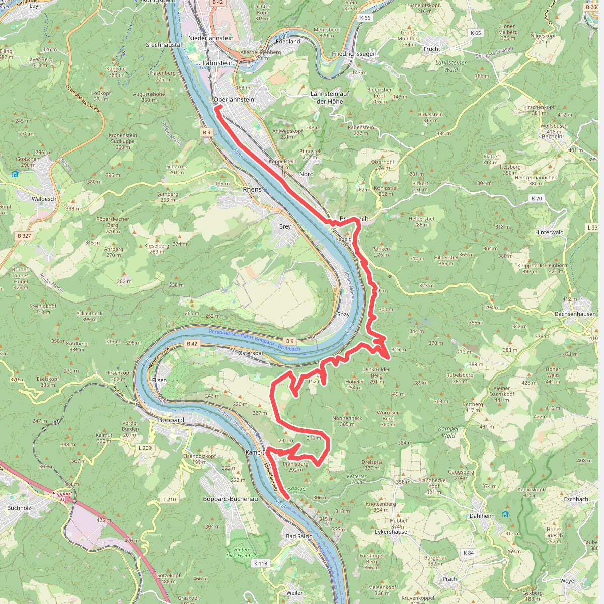Rhein-Camino - 1. Etappe - Jakobsweg