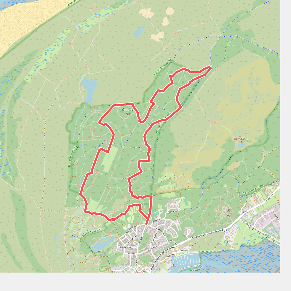 Wandelroute Sparrenlaan en Groene Pollen