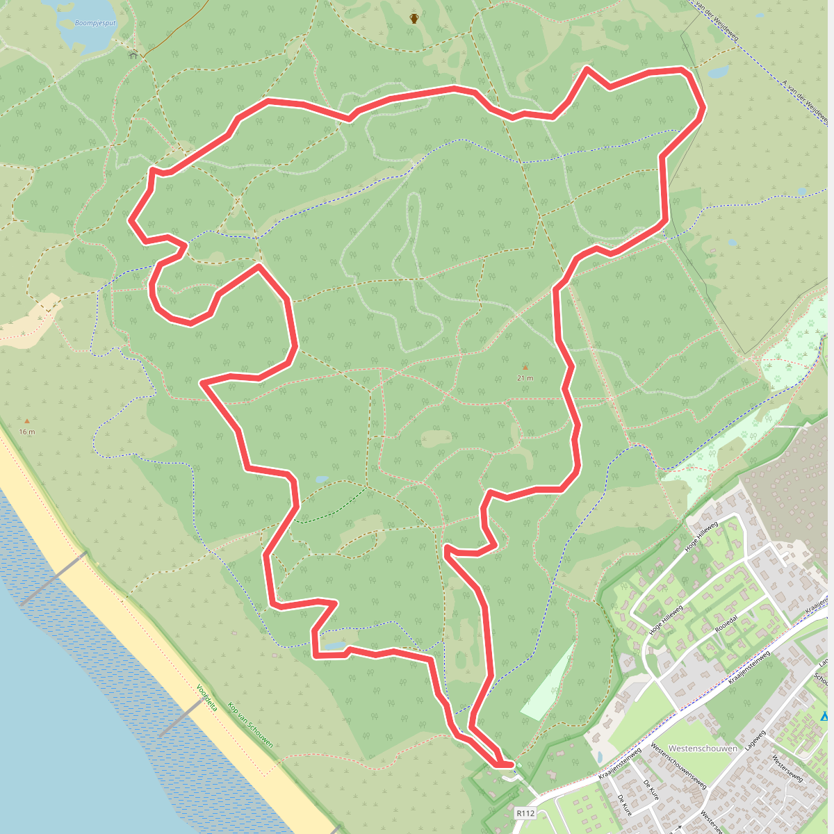 Wandelroute Hoekeputje
