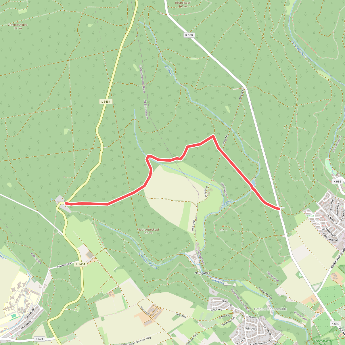 Rundwanderweg Reh