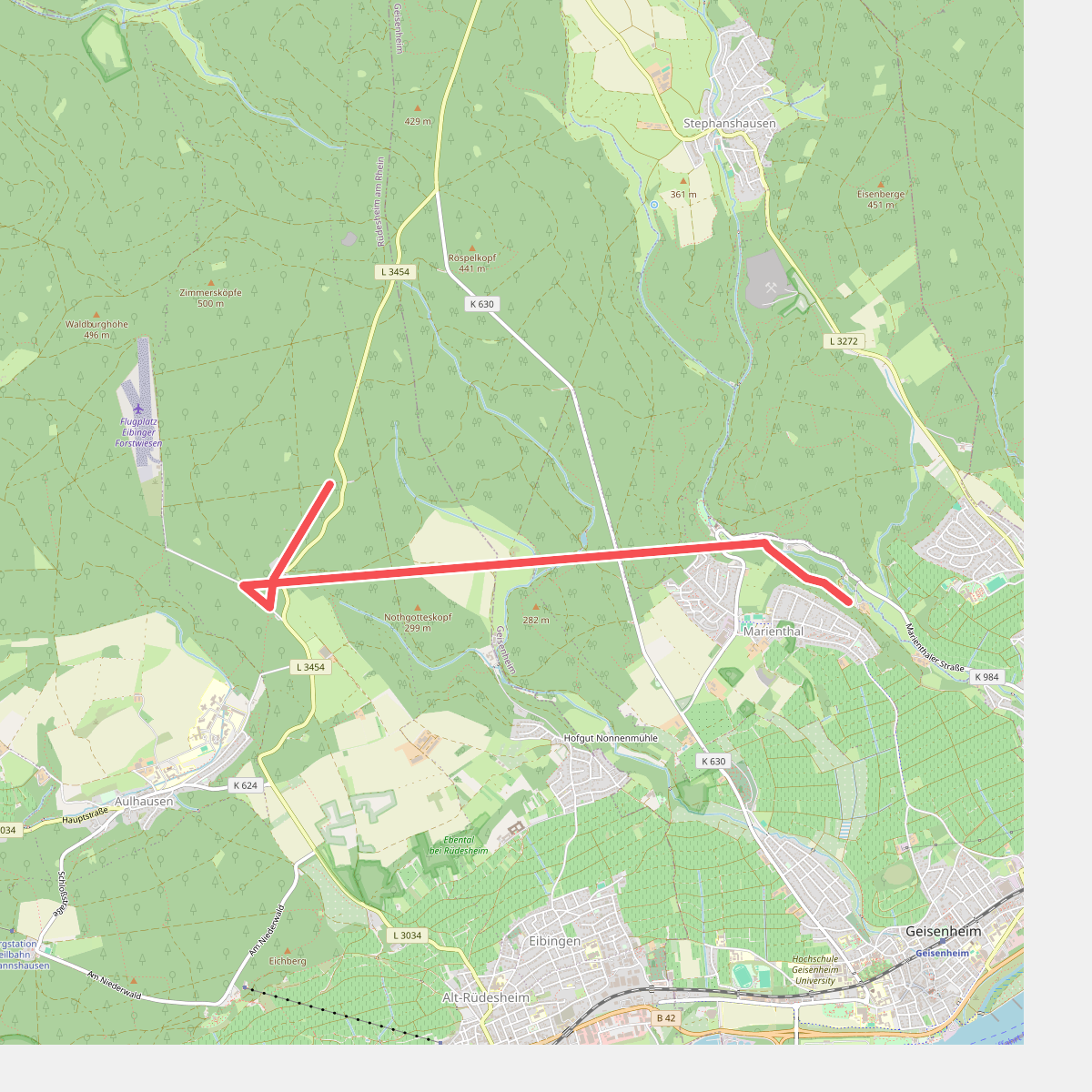 Rundwanderweg Schmetterling