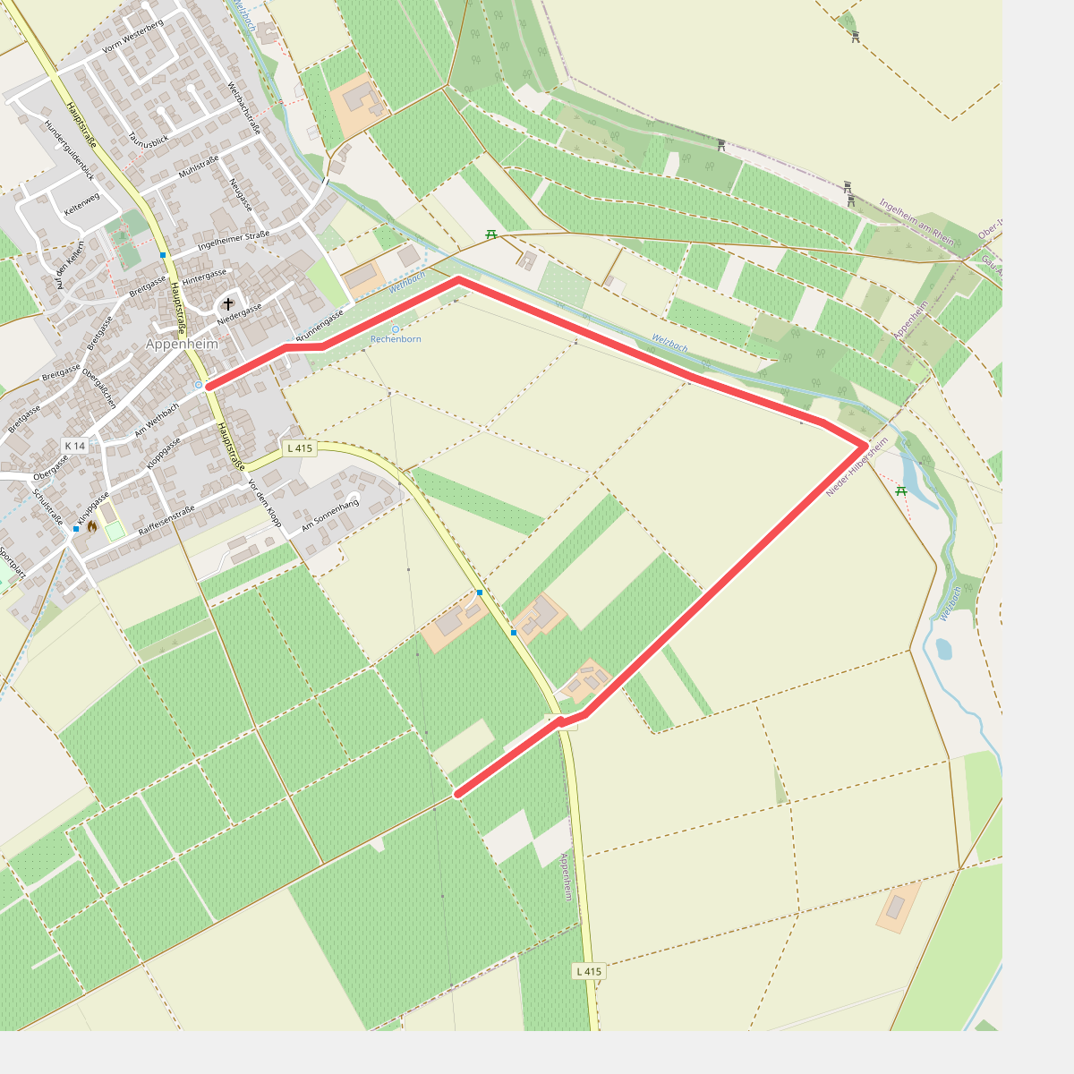 Appenheim: Erweiterung 7-Quellenweg