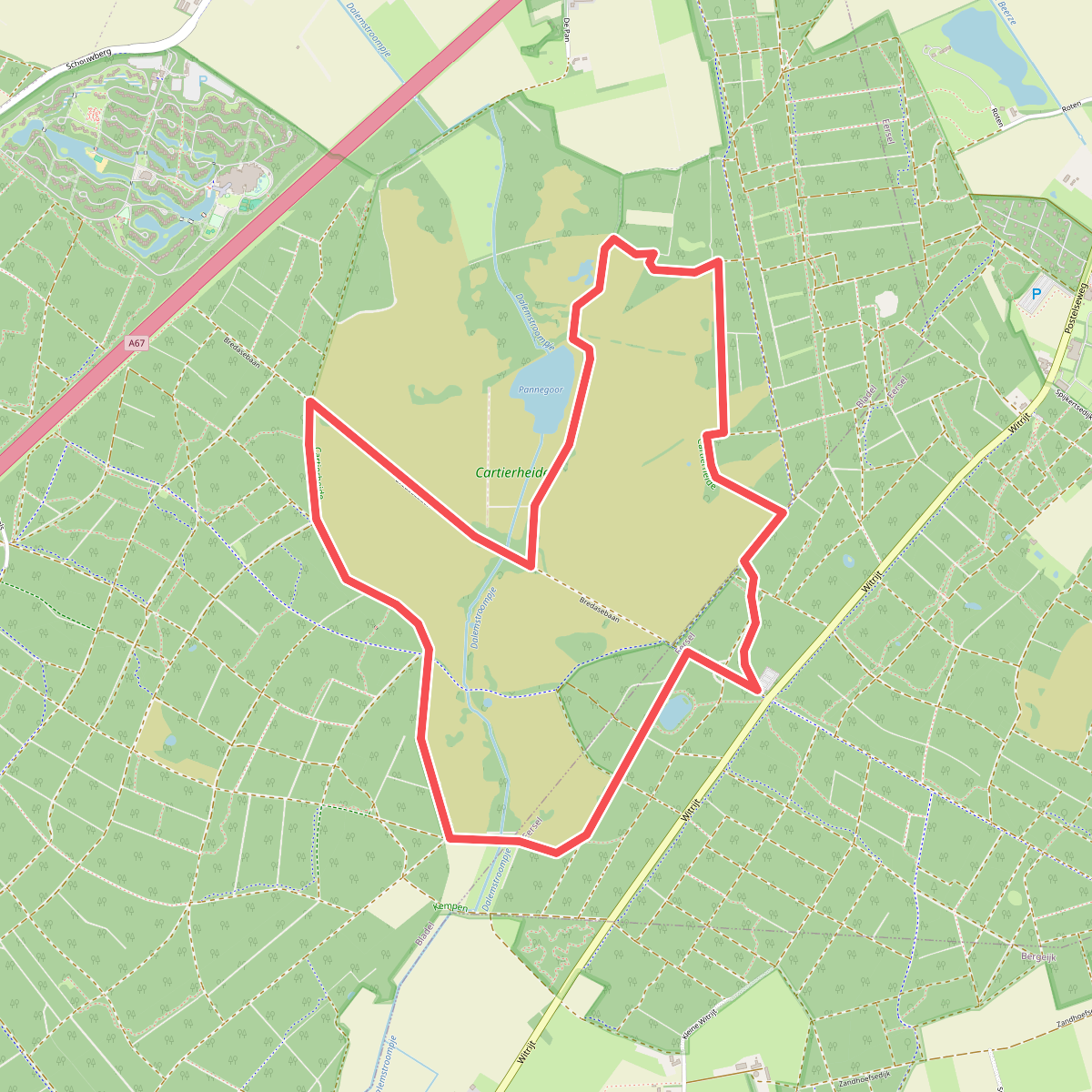 Boswachterspad Cartierheide 
