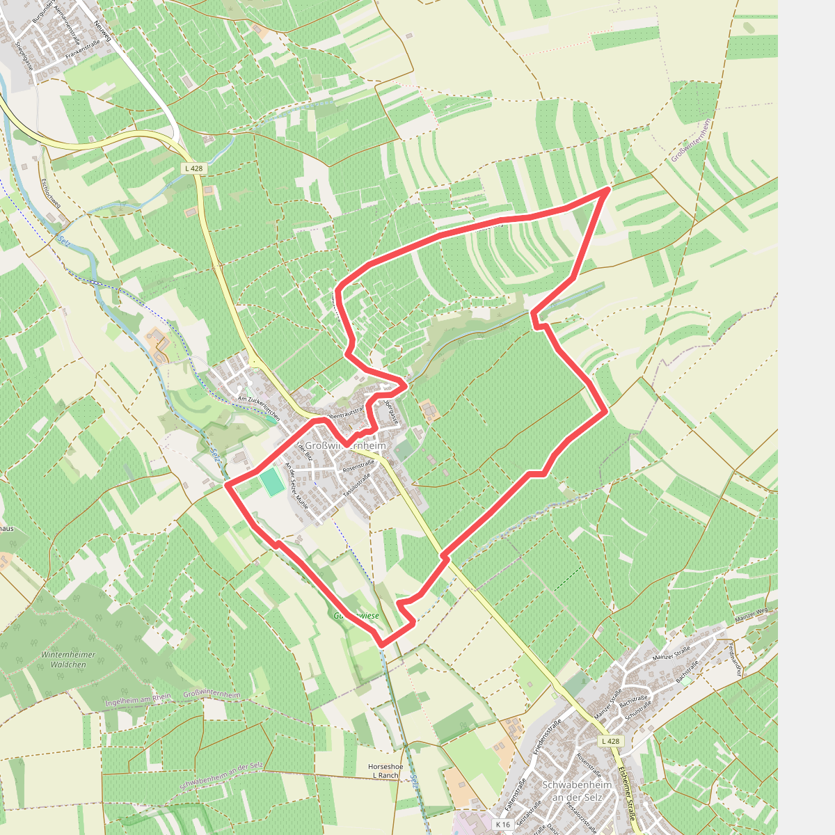 Ingelheim: Panoramaweg