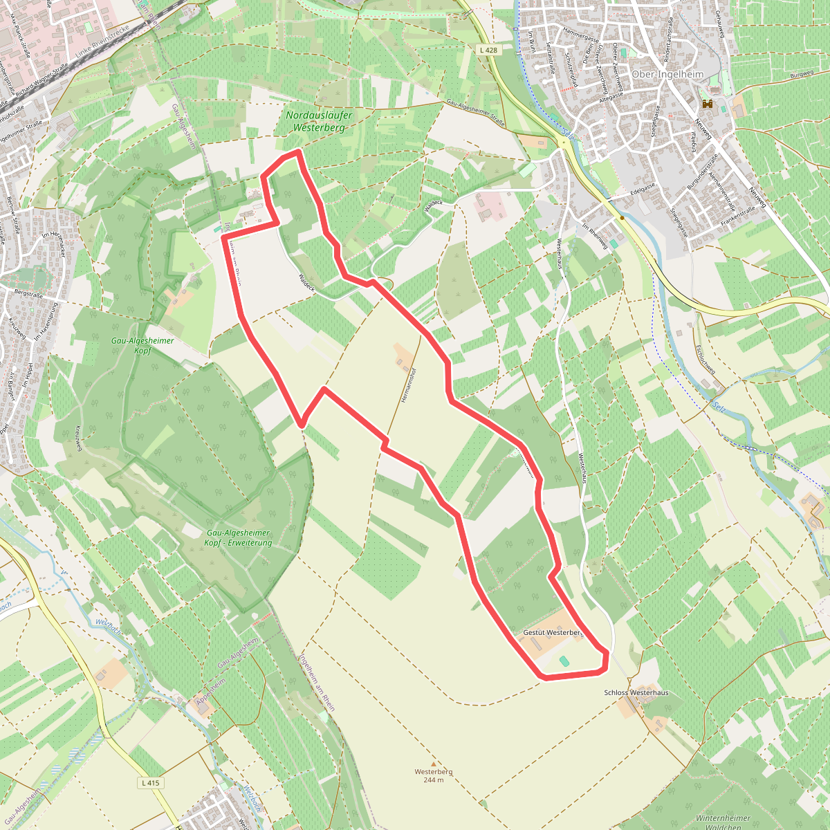 Ingelheim: Rundweg Westerberg