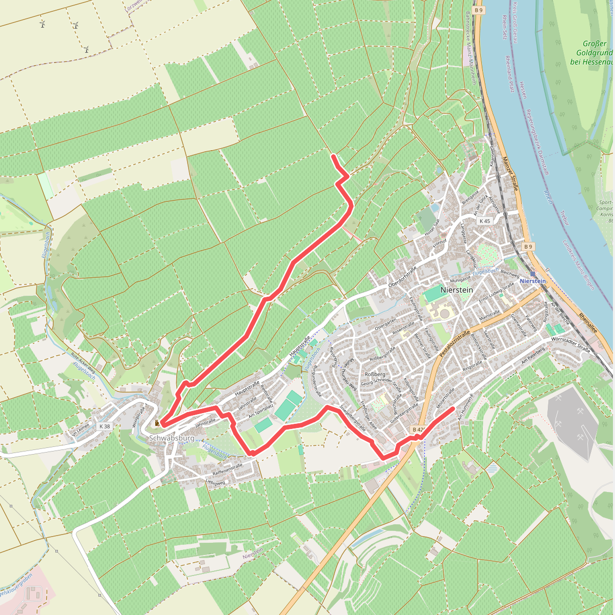 Schloss Schwabsburg Weg