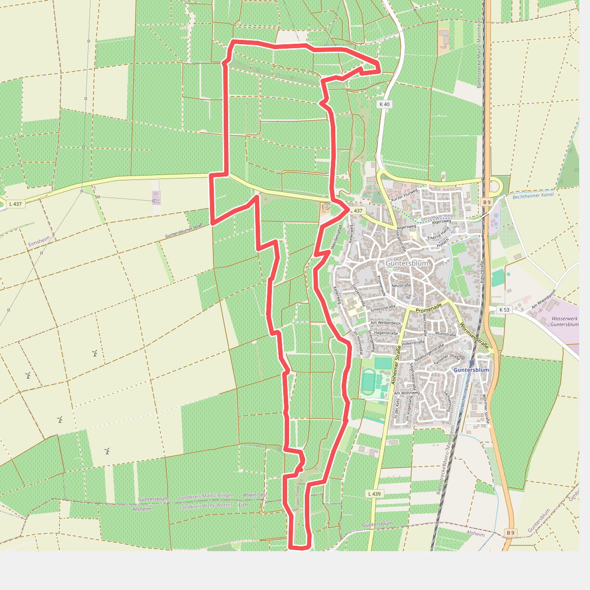 Wandern in den Vögelsgärten