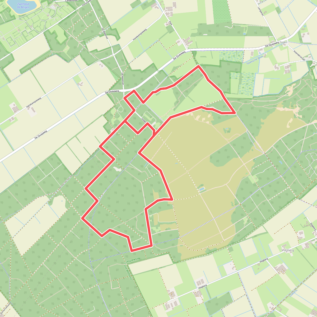 Wandelroute Visdel