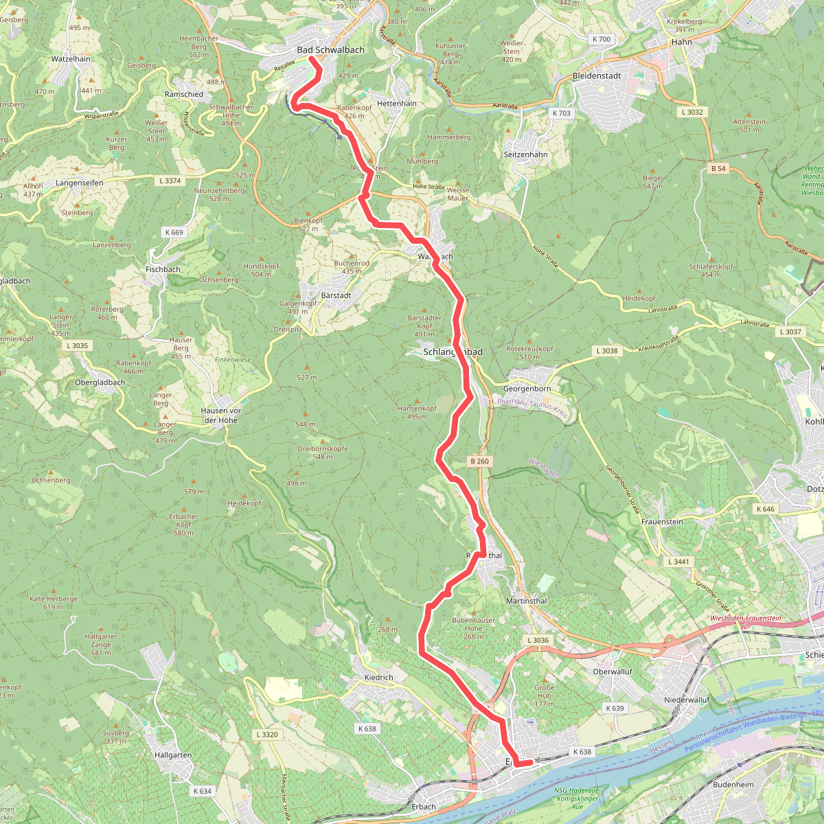 Wanderweg Roter Punkt