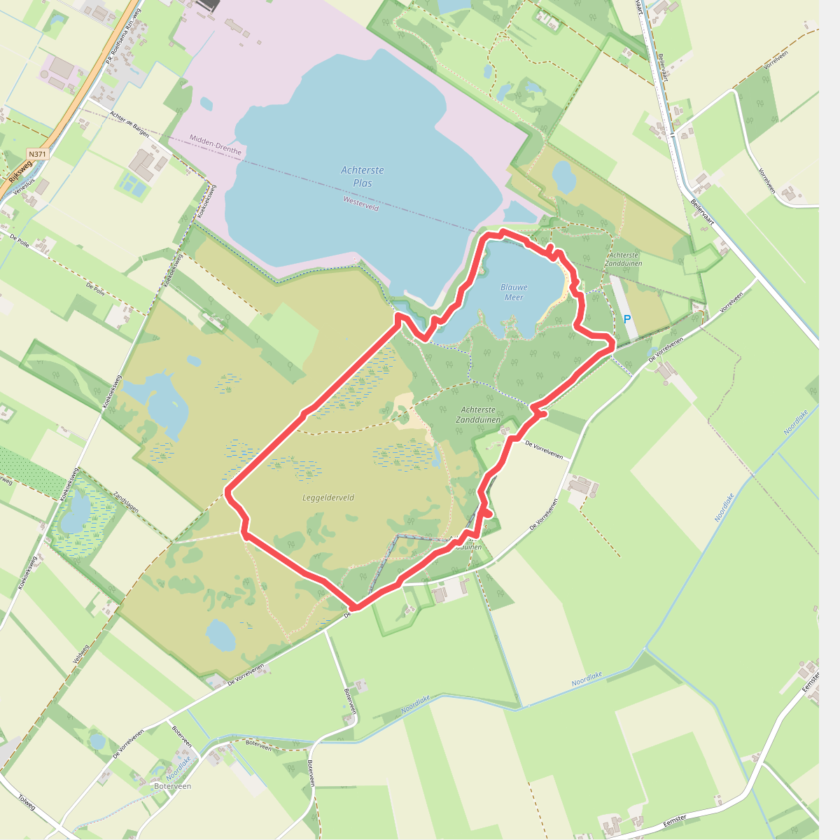 Leggelderveld en Blauwe meer