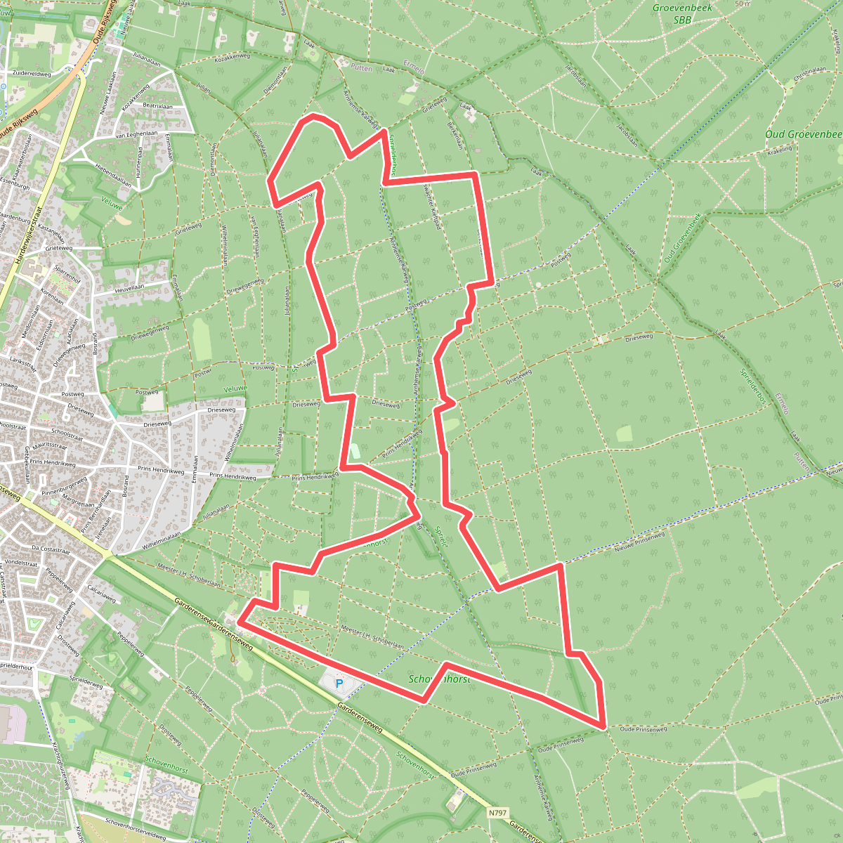 Wandelroute Putterbos