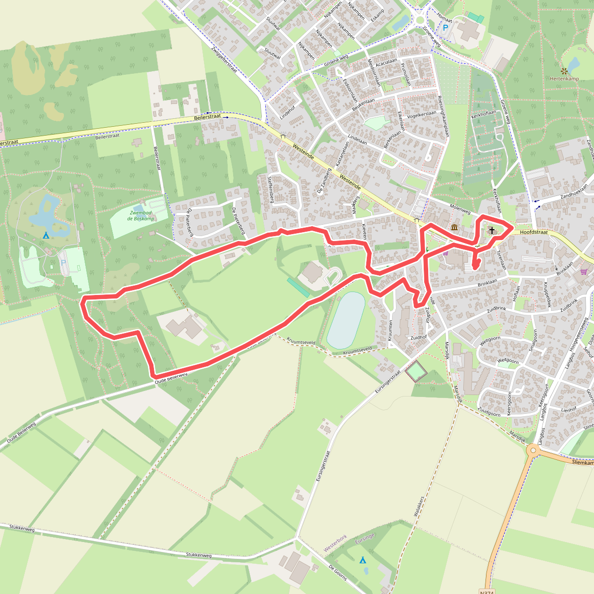 klein rondje Westerbork