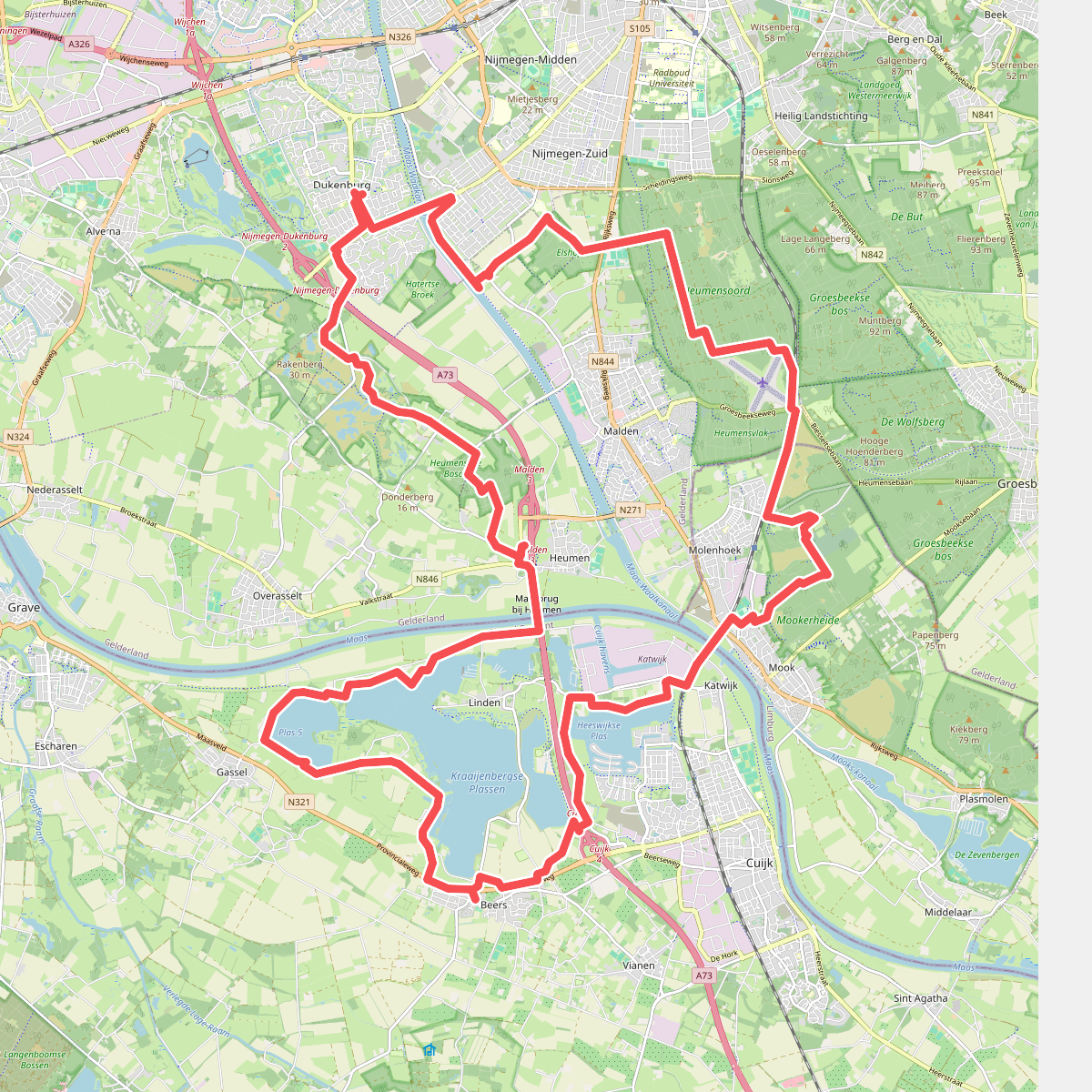 4daagsetraining rond Nijmegen