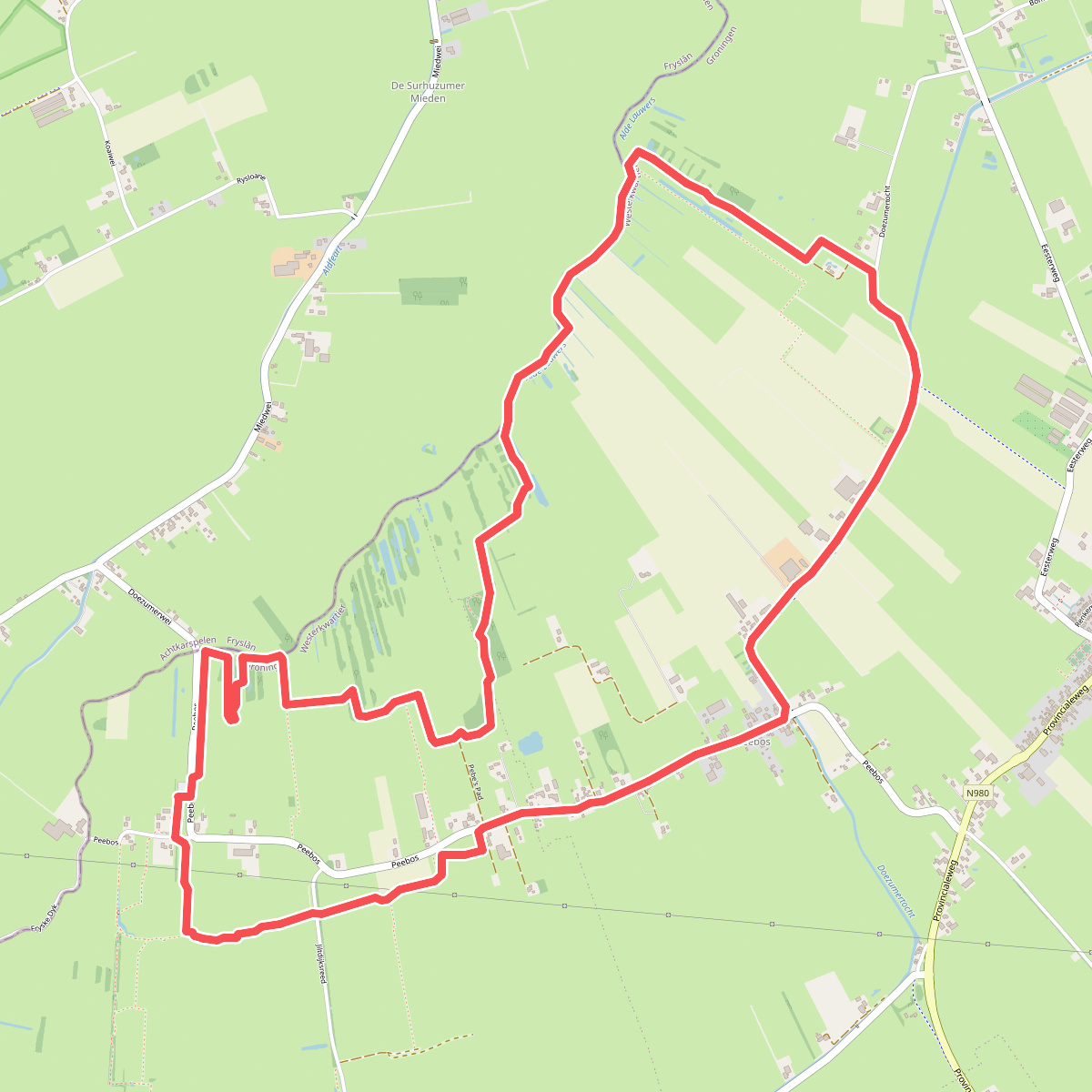 Boswachterspad Doezumerstruun 