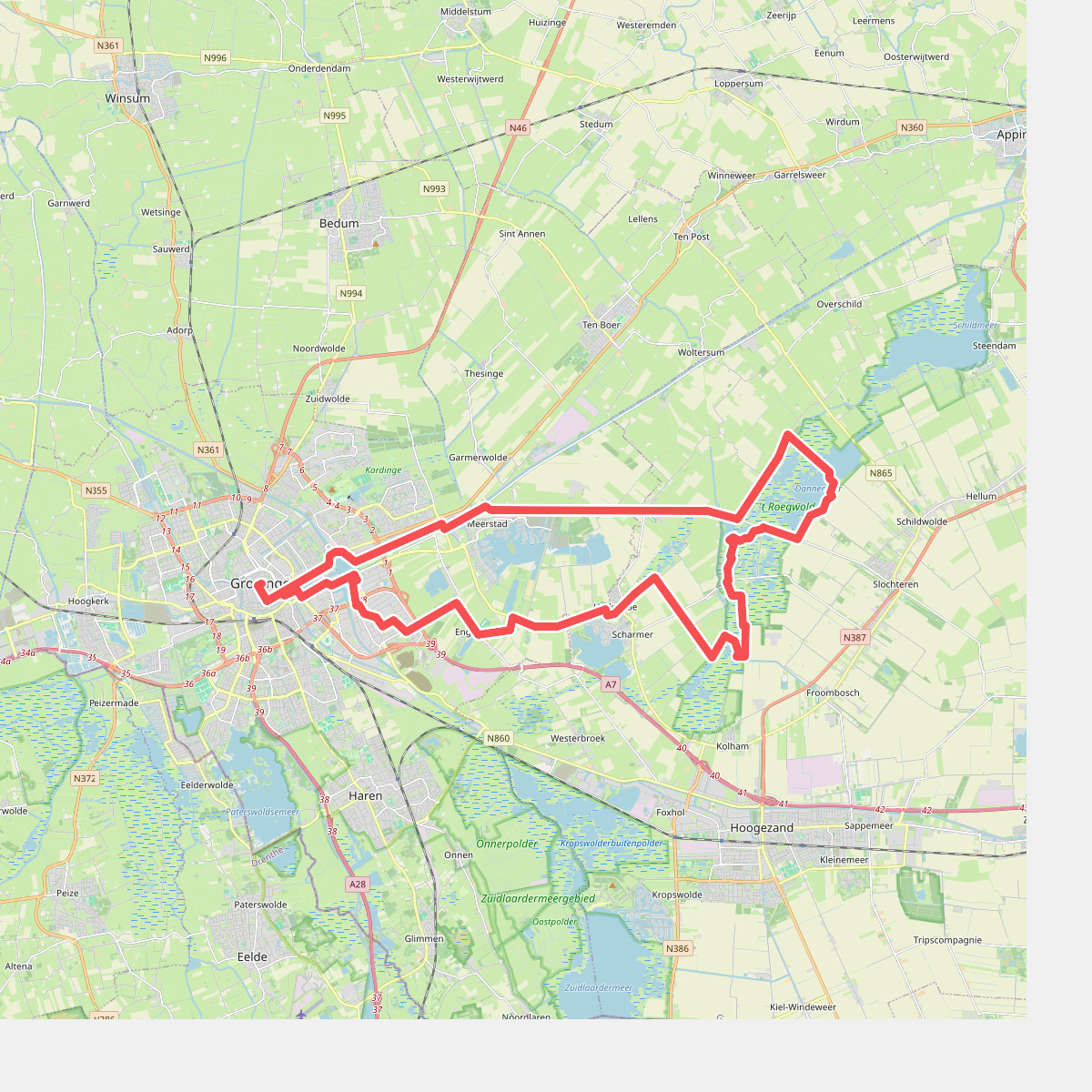 Groningse 4daagse dag 3 - Oost 40
