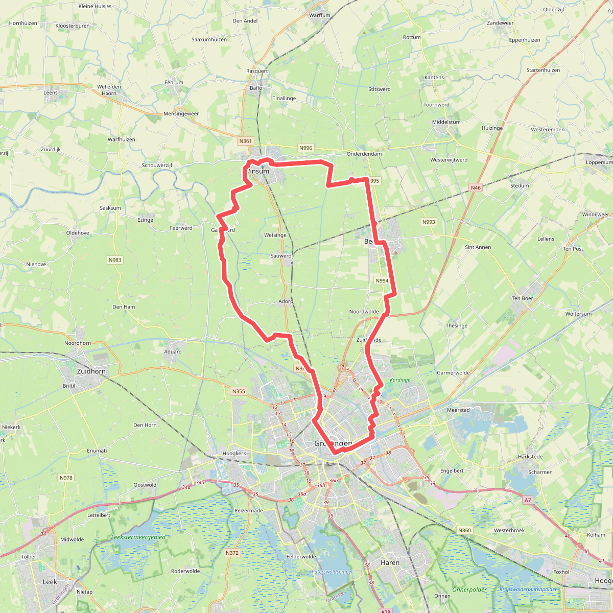 Groningse 4daagse dag 2 - Noord 40