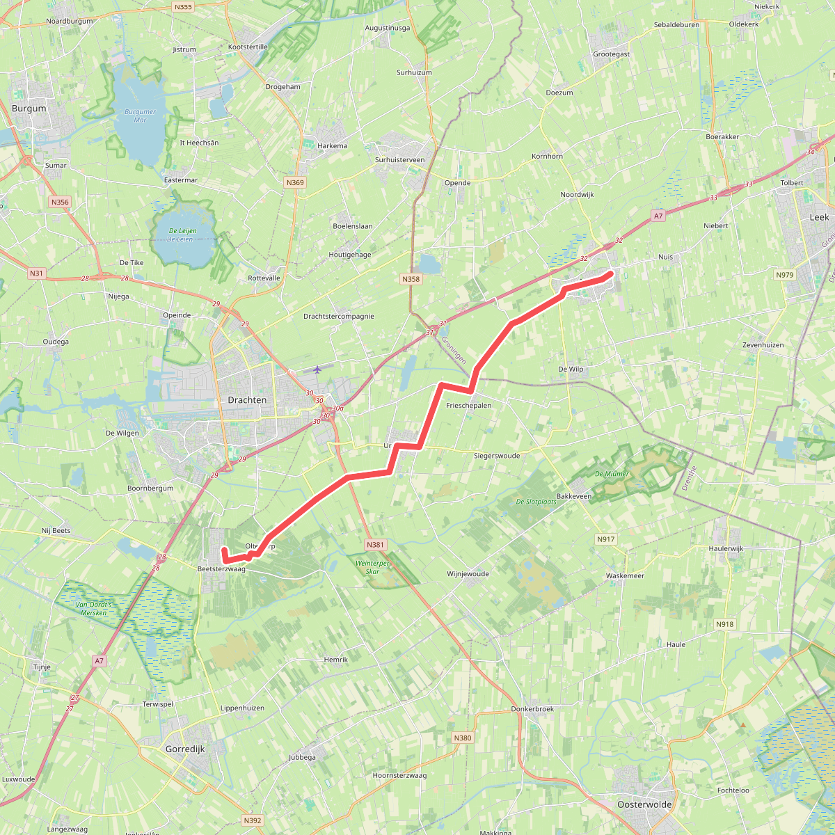 Marum naar Beetsterzwaag