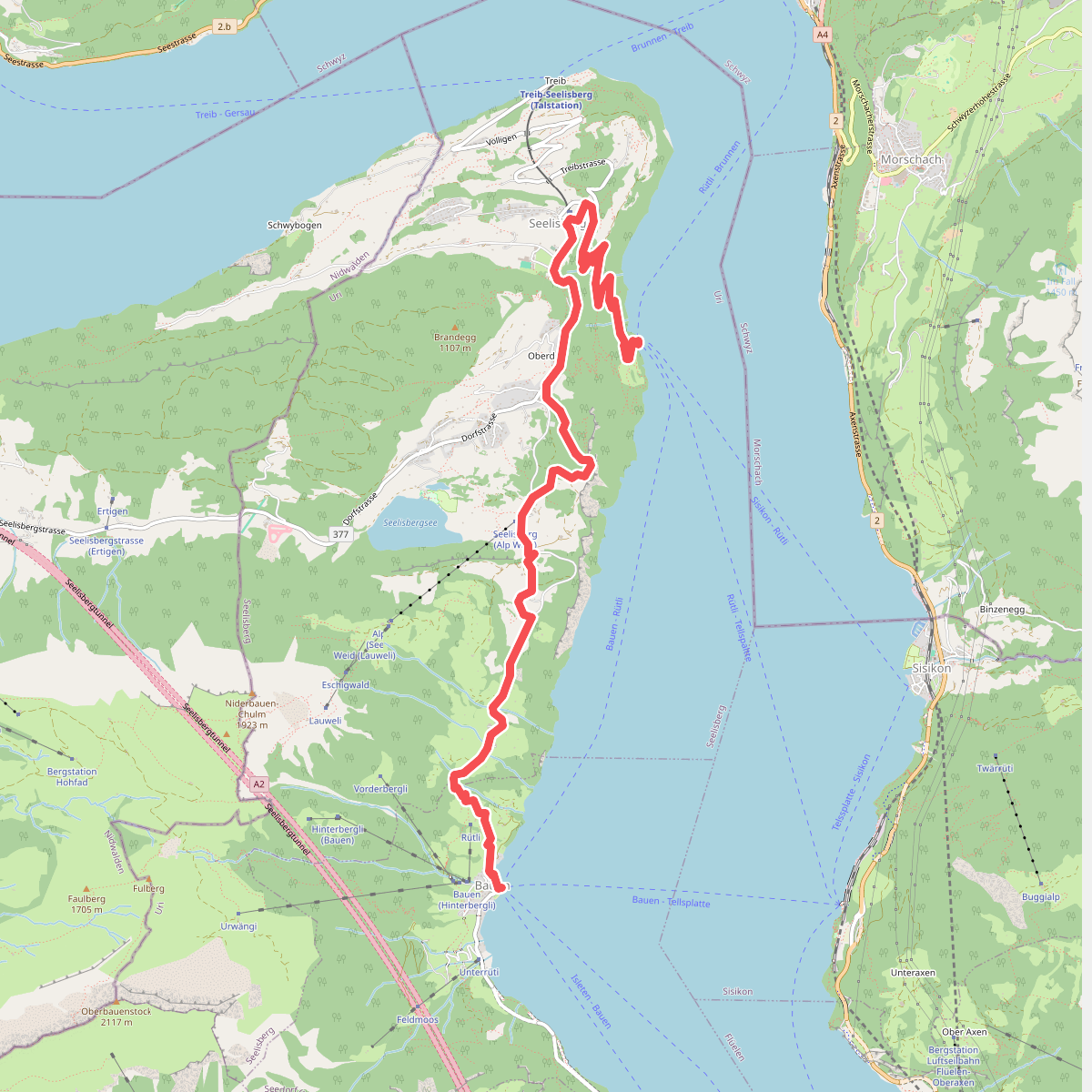 Weg der Schweiz - etappe 1 · Weg der Schweiz etappe 1