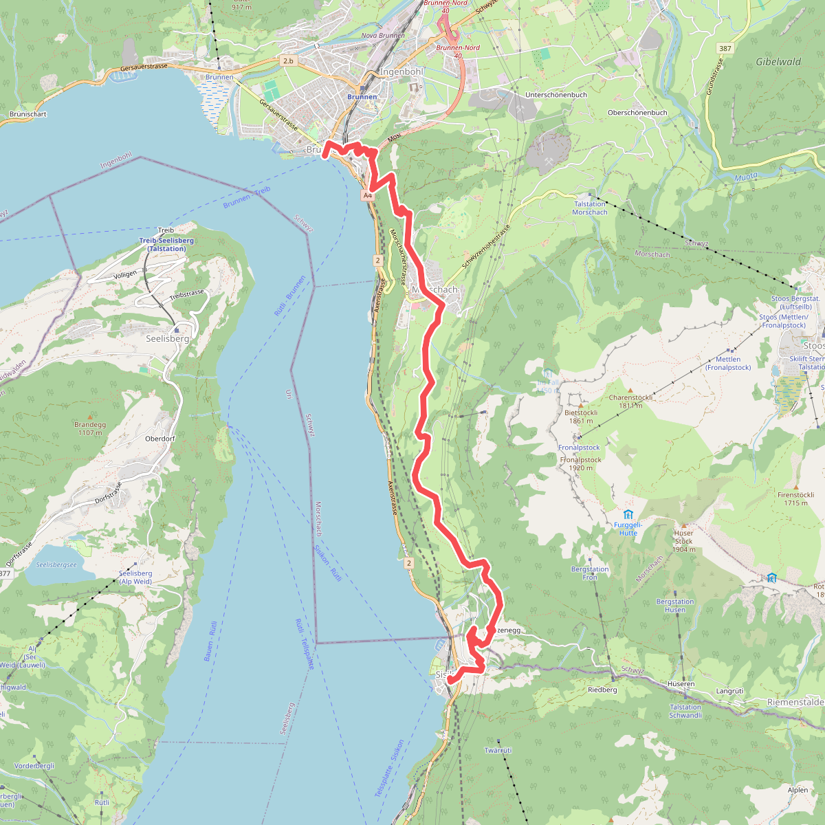 Weg der Schweiz - etappe 4 · Weg der Schweiz etappe 4