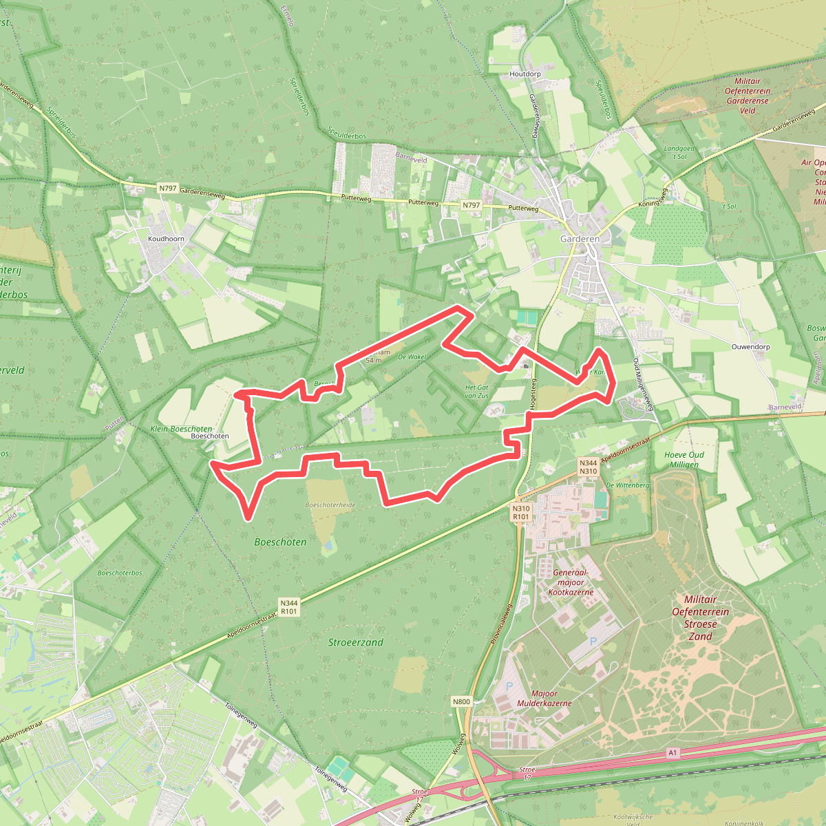 Wandelroute 't Pad van Zus
