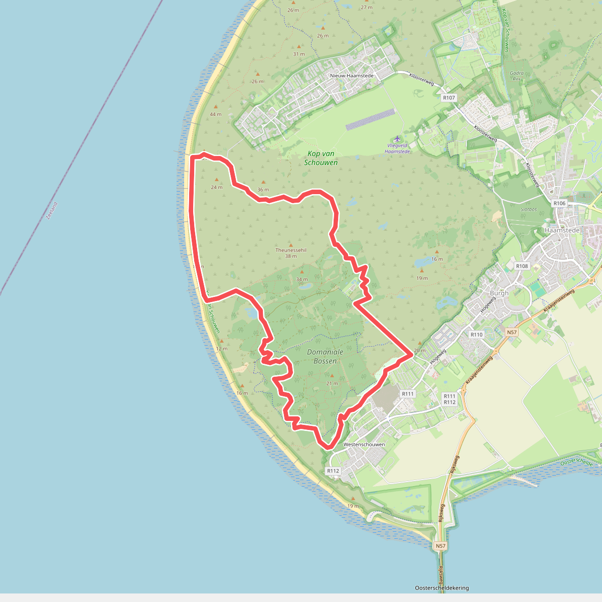 Boswachterspad Meeuwenduinen 