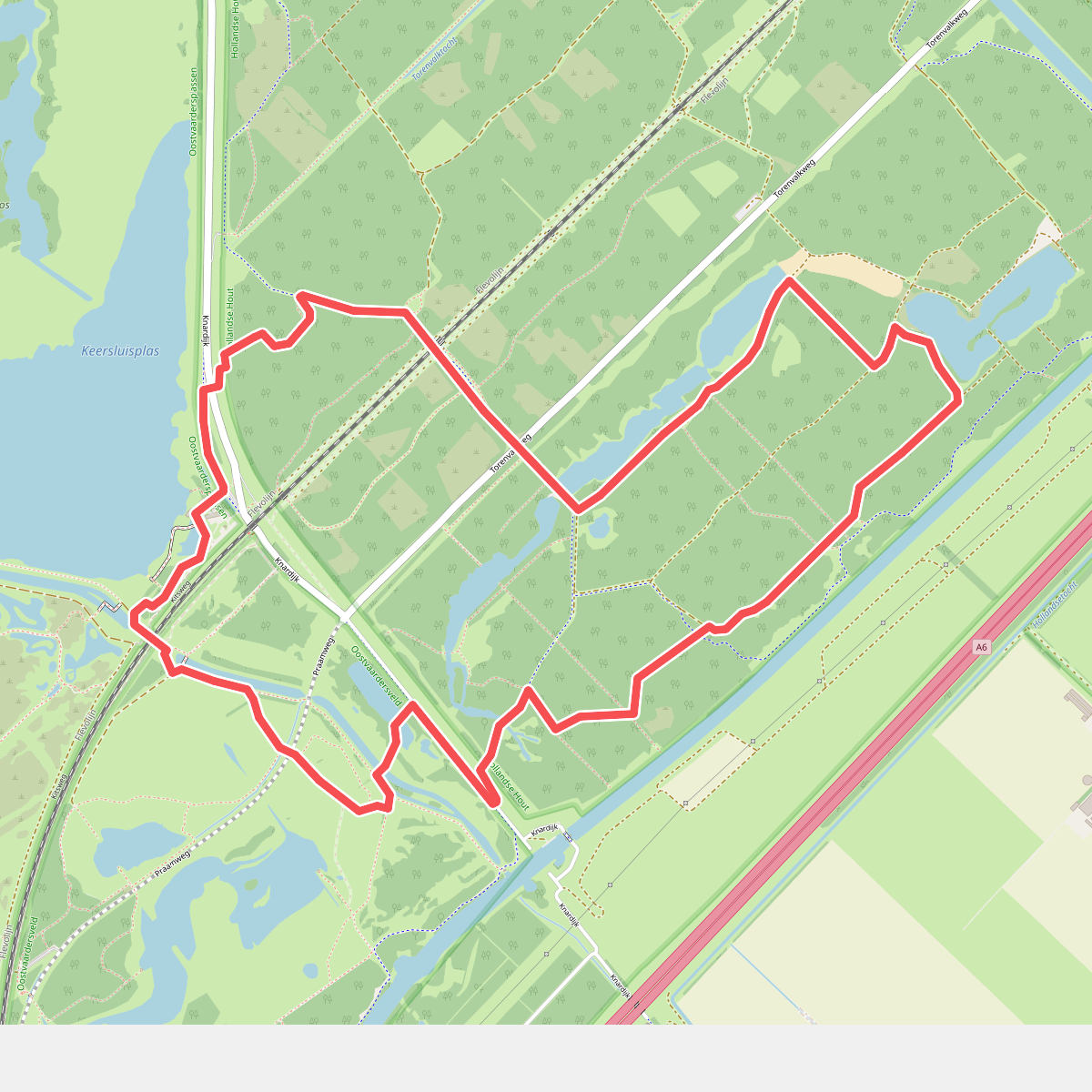 Wandelroute Dodaarspad