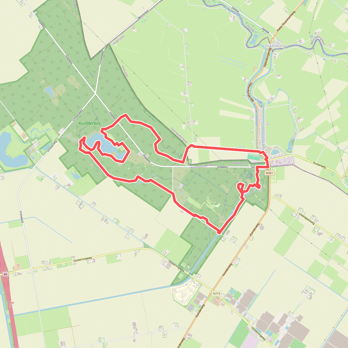 Boswachterspad Kuinderbos 