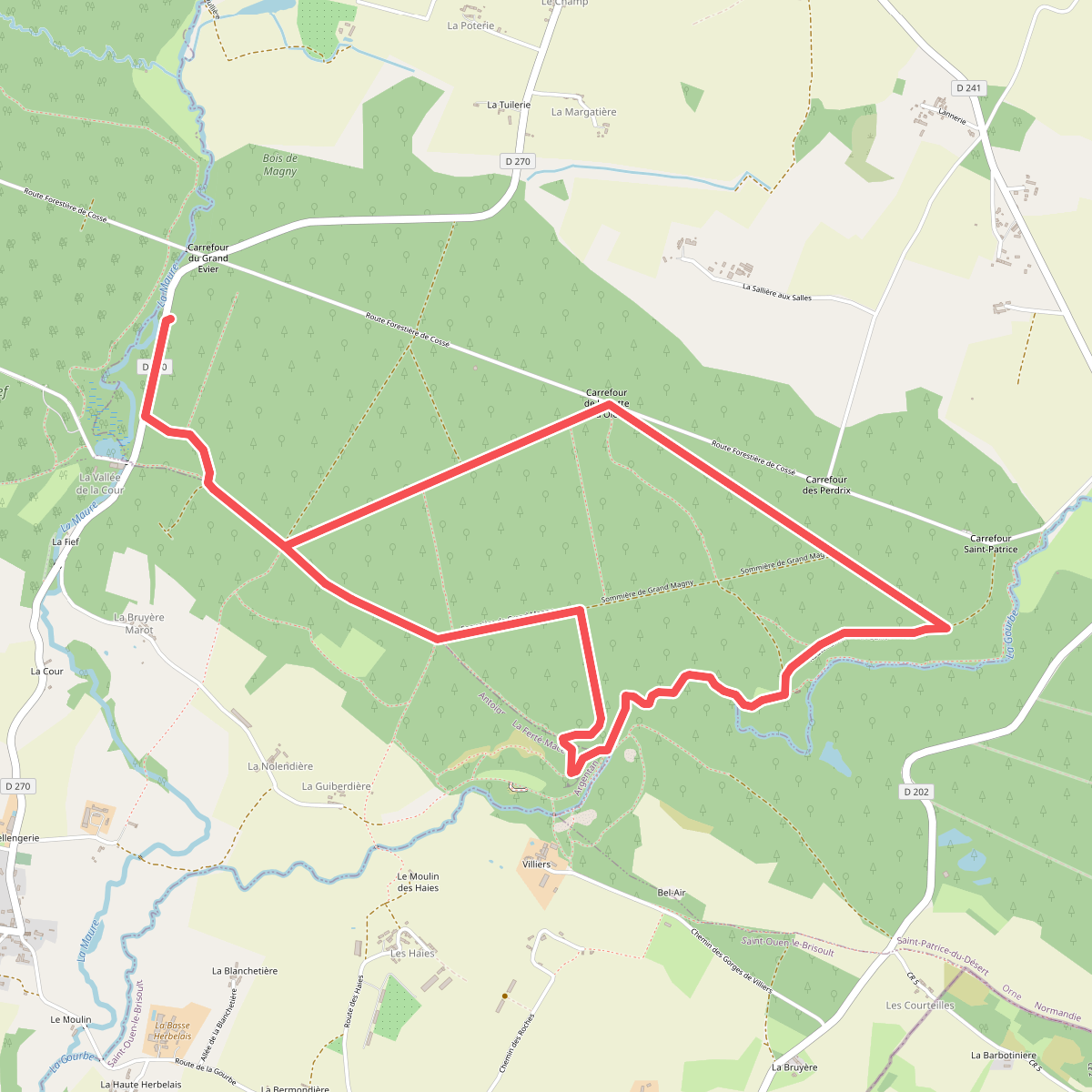 Les gorges de Villiers