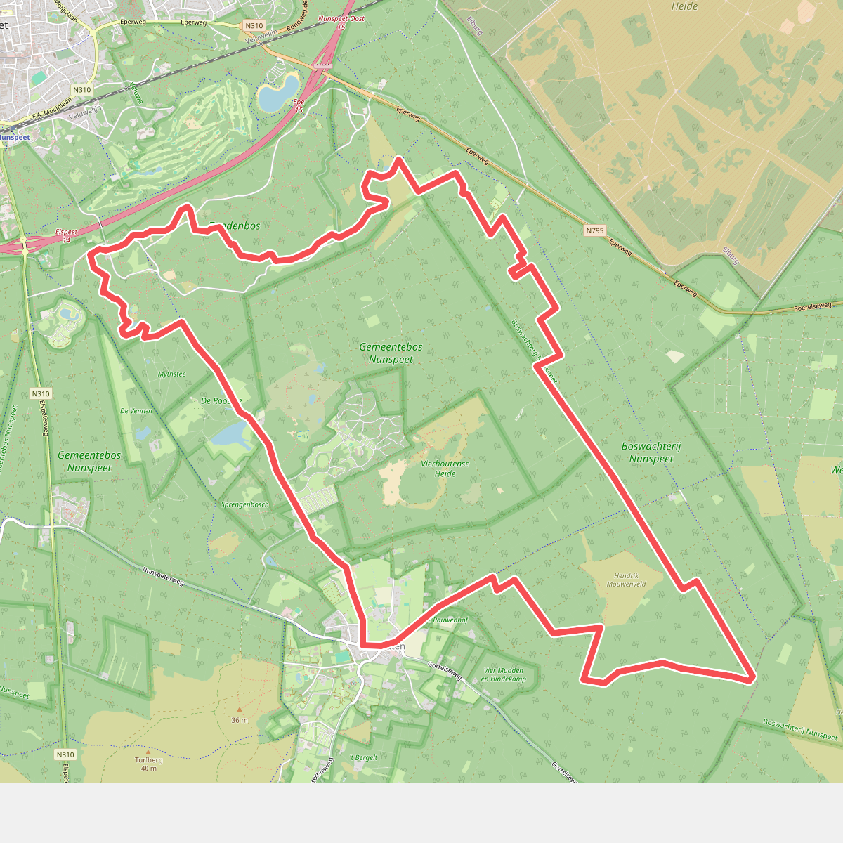Wandelroute Verscholen dorp 