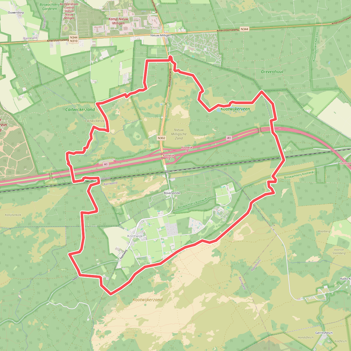 Boswachterspad Kootwijk 
