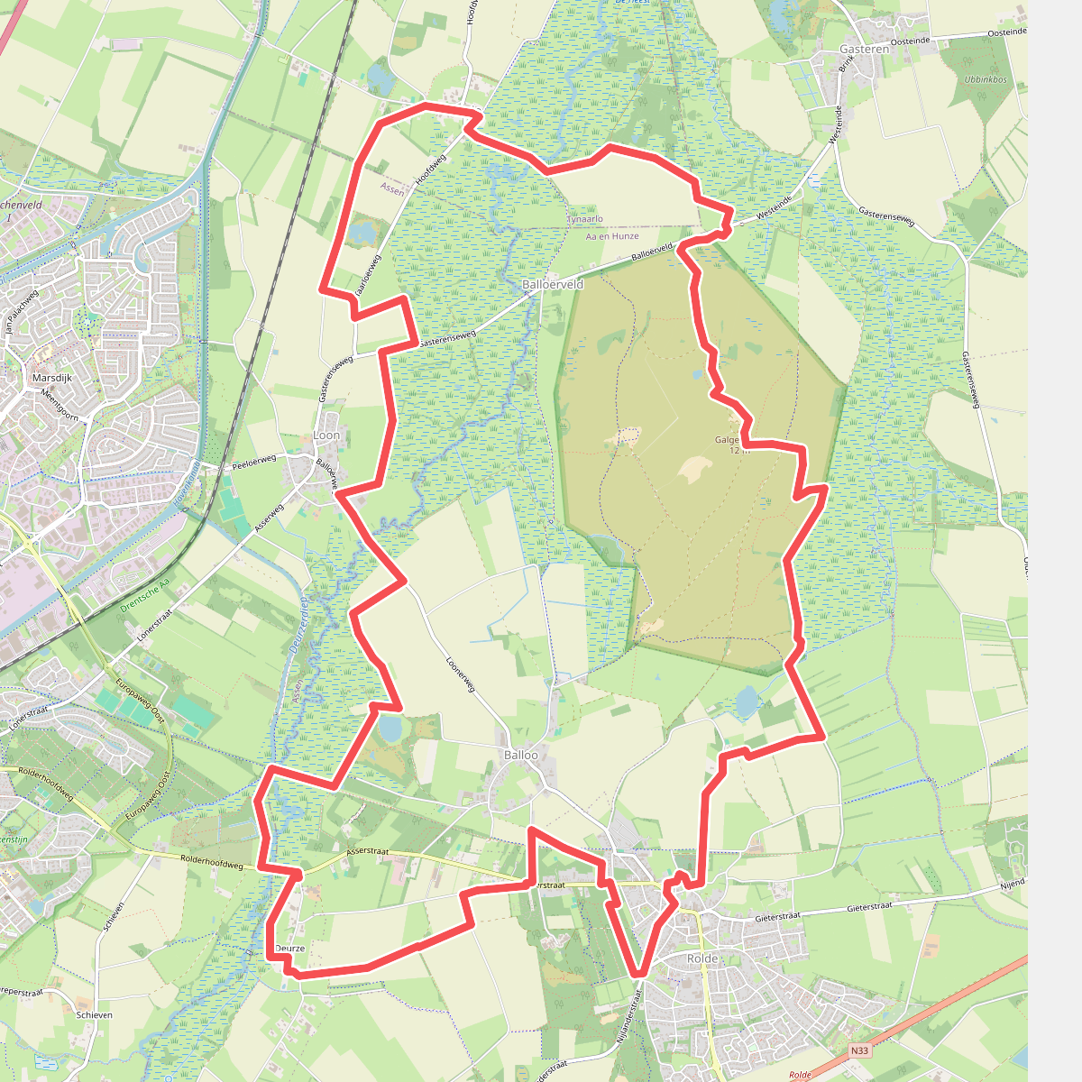 Boswachterspad Rolderrug