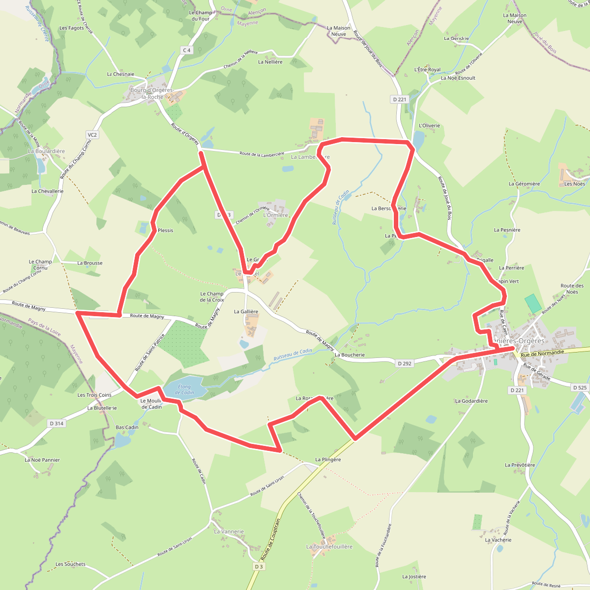 L'étang de Cadin