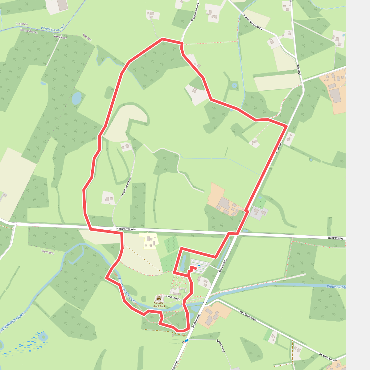 Eeuwenoud landgoed met kasteel Hackfort, vlak bij Vorden